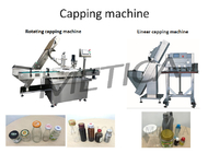 Rotary Type Automatic Glass Bottle Sealing And Capping Machine 2000bph