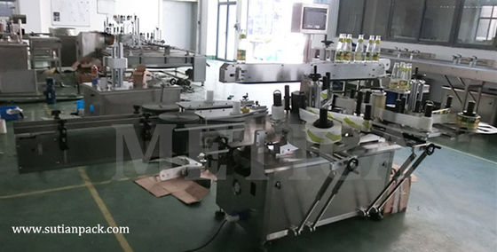 50hz 2kw Sauce Glass Bottle Labeling Machine 1500bph -3000bph