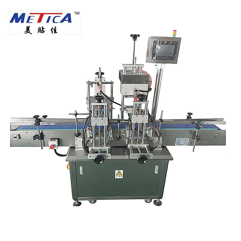 0.6MPa Semi Automatic Bottle Capping Machine Linear Capping Machine For Ropp Cap