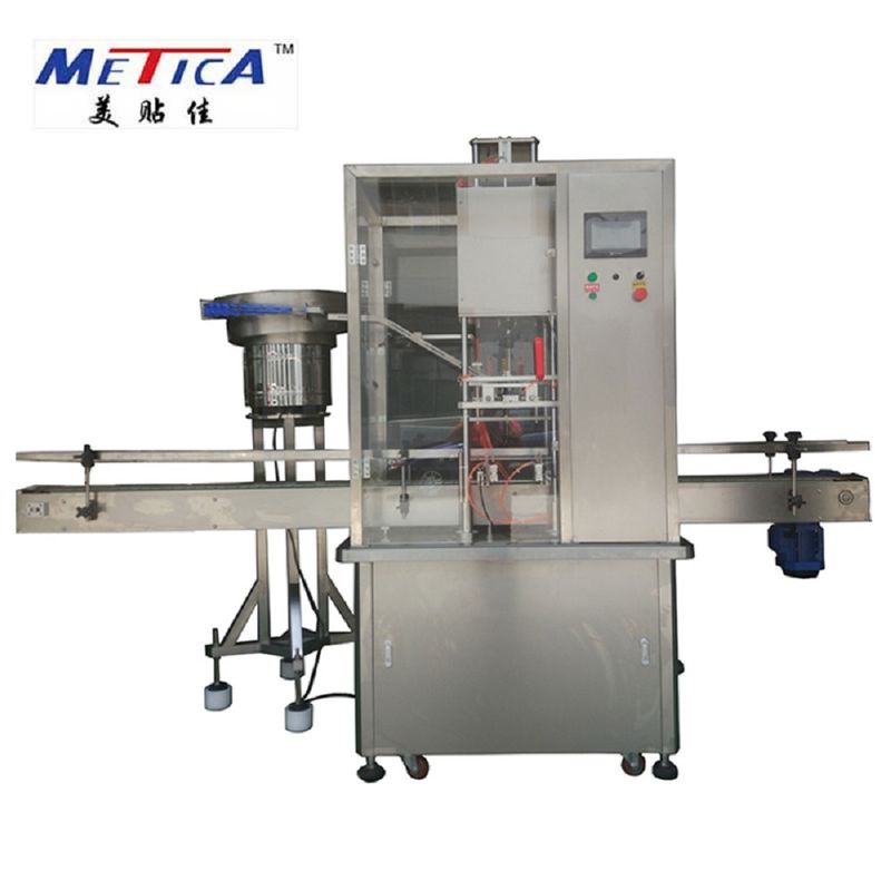 1kw Linear Automatic Screw Capping Machine 99% Accuracy For Press Cap