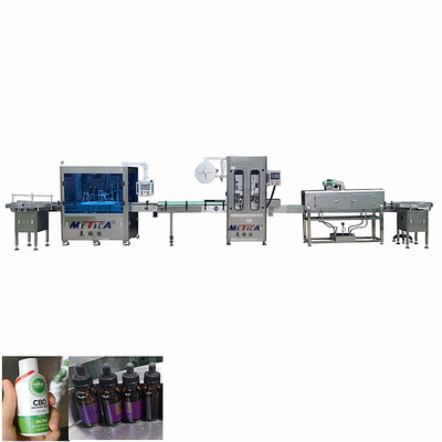 10ml Cbdのびんの生産ラインおおう分類のガラスびん オイルの充填機