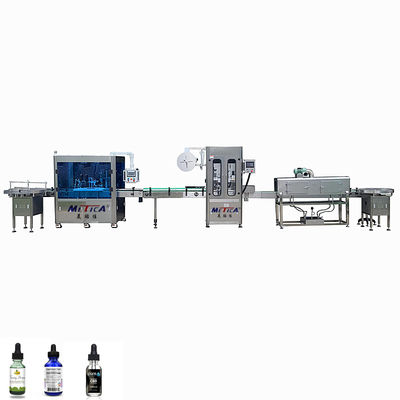 1500~3000bphのスピードの自動ボトル詰め機 サーボ+ピストン詰めとマルチキャップ互換性