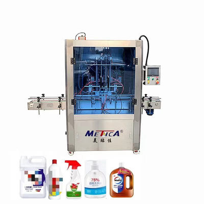 220V 50HZの手のSanitizerの殺菌剤のためのフル オートのびんの充填機