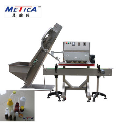 METICAの自動プラスチックびんおおう機械紡錘のふた締め機1800BPH-9000BPH